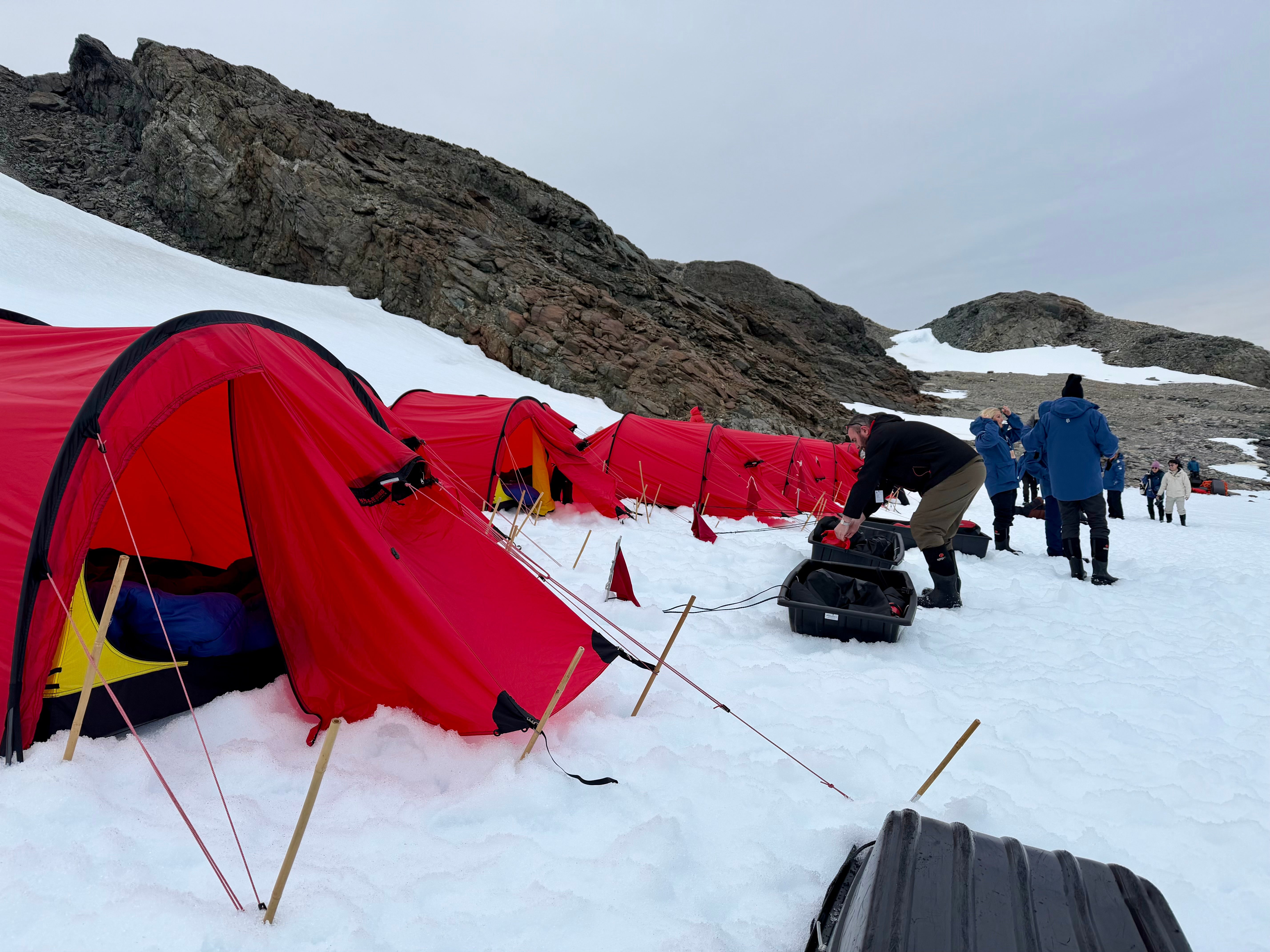 Antarctica camping with HX Expeditions