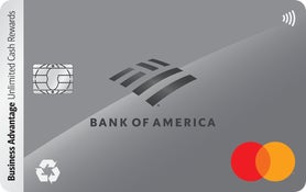 Bank of America Business Advantage Unlimited Cash Rewards Secured Business Credit Card