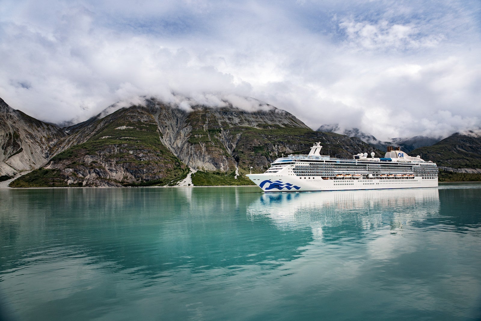 Island Princess in Glacier Bay, Alaska