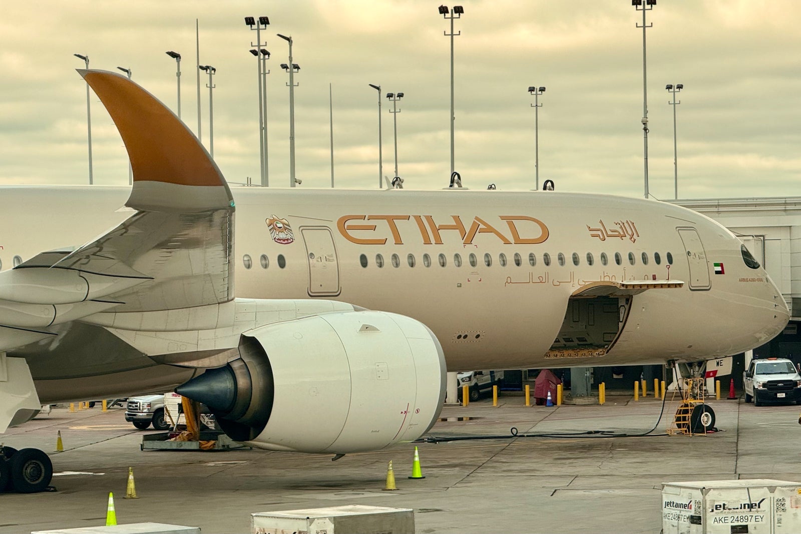 Etihad Airbus A350 Chicago O'Hare ORD