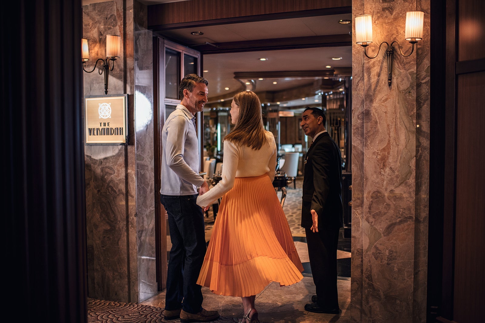 Lunch in The Verandah restaurant _Cunard_Alaska_2