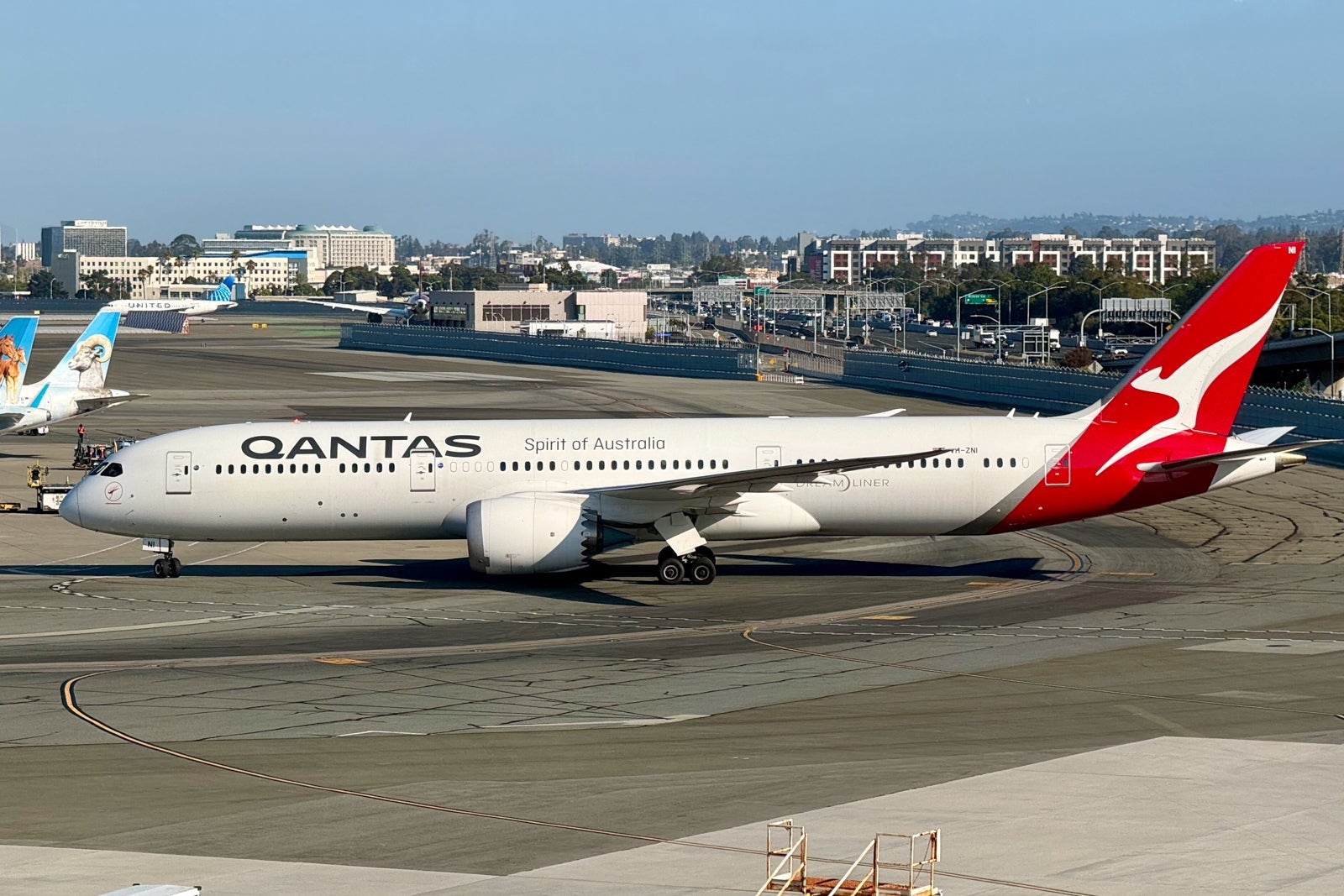 Qantas Boeing 787 Dreamliner San Francisco