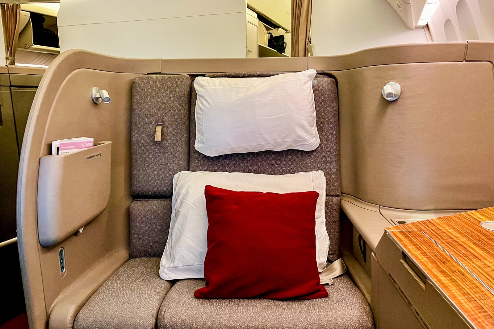 Cathay Pacific 777 First Class