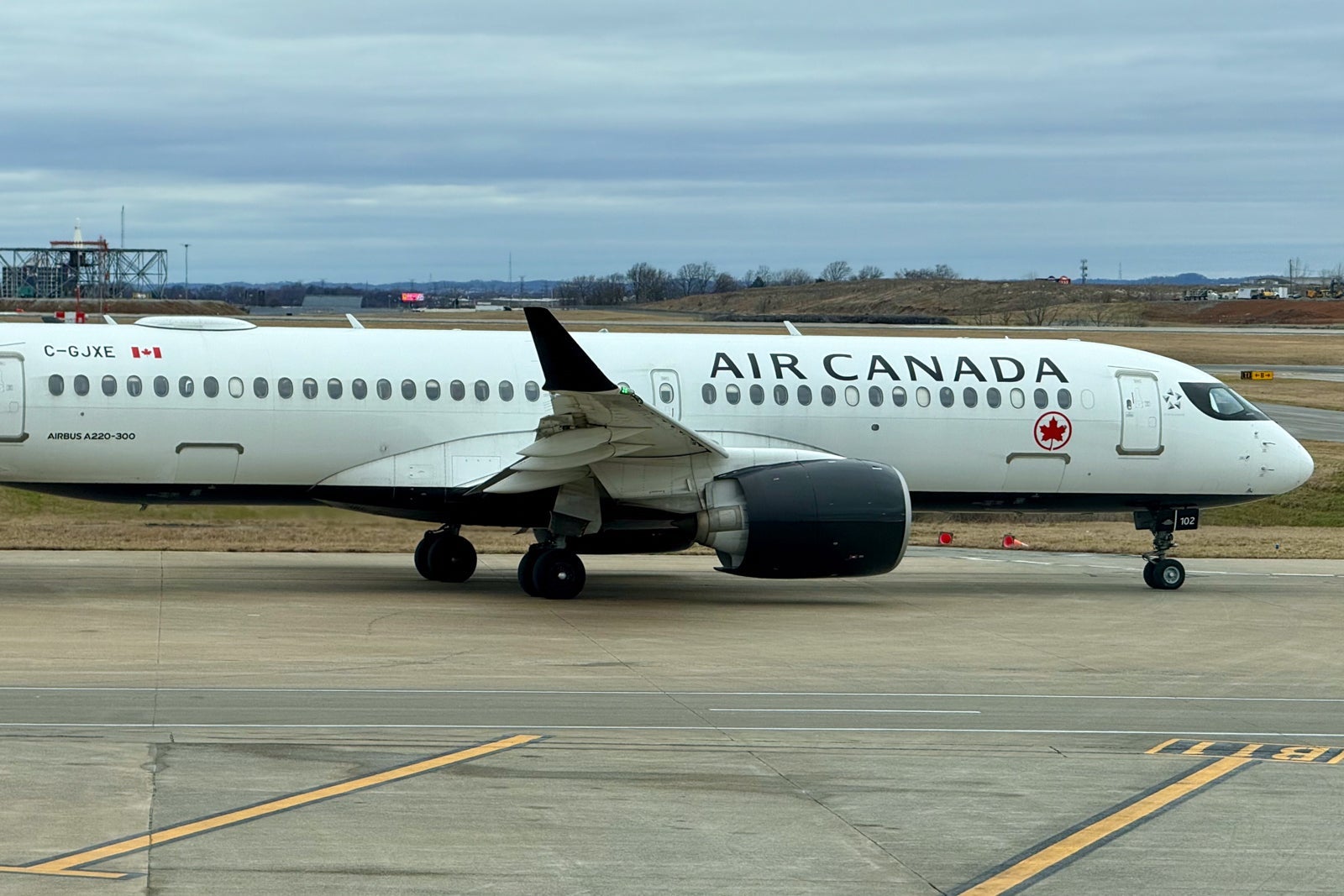 Air Canada Airbus A220 Nashville BNA