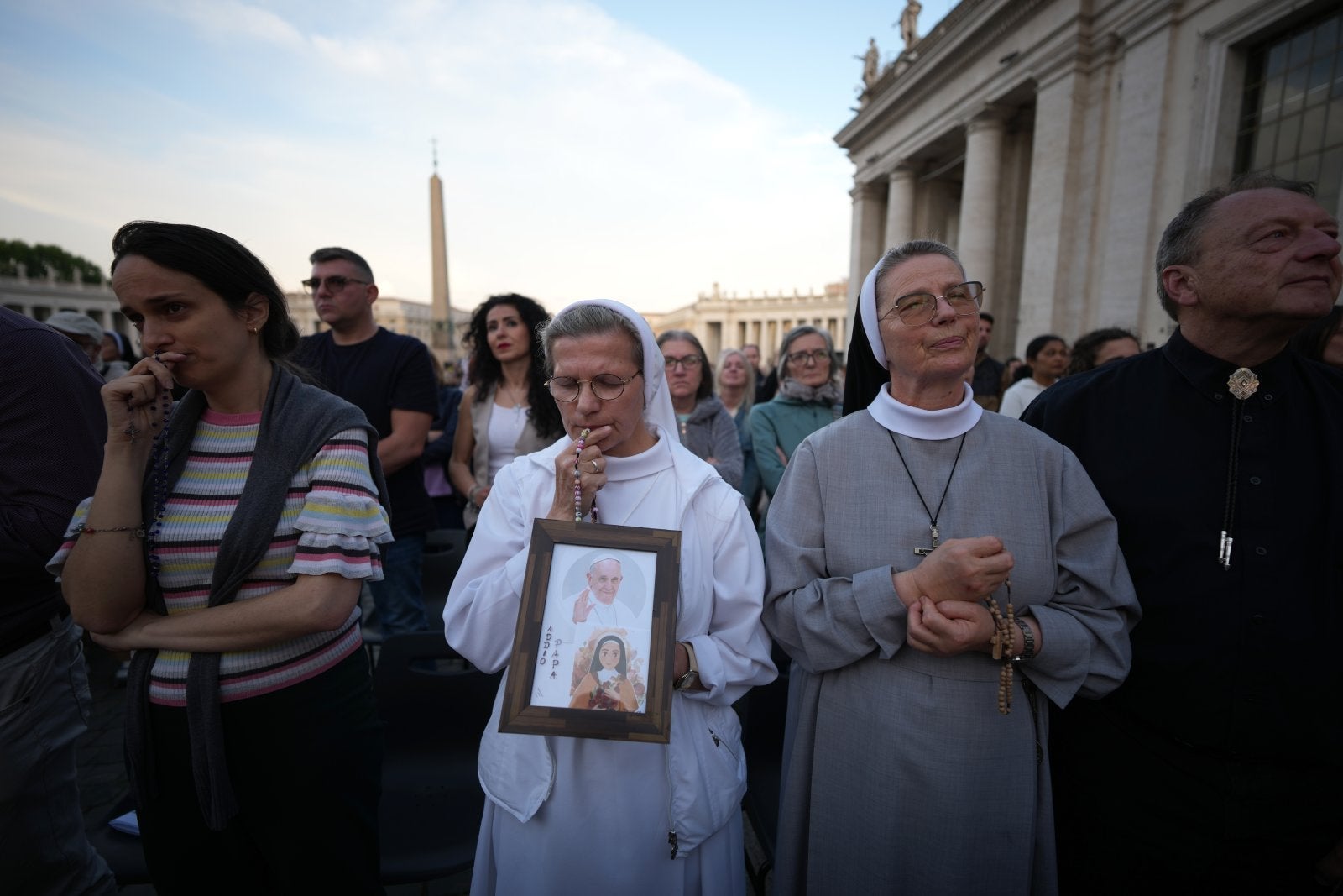 Rosary Prayers Are Said In Honour Of Pope Francis