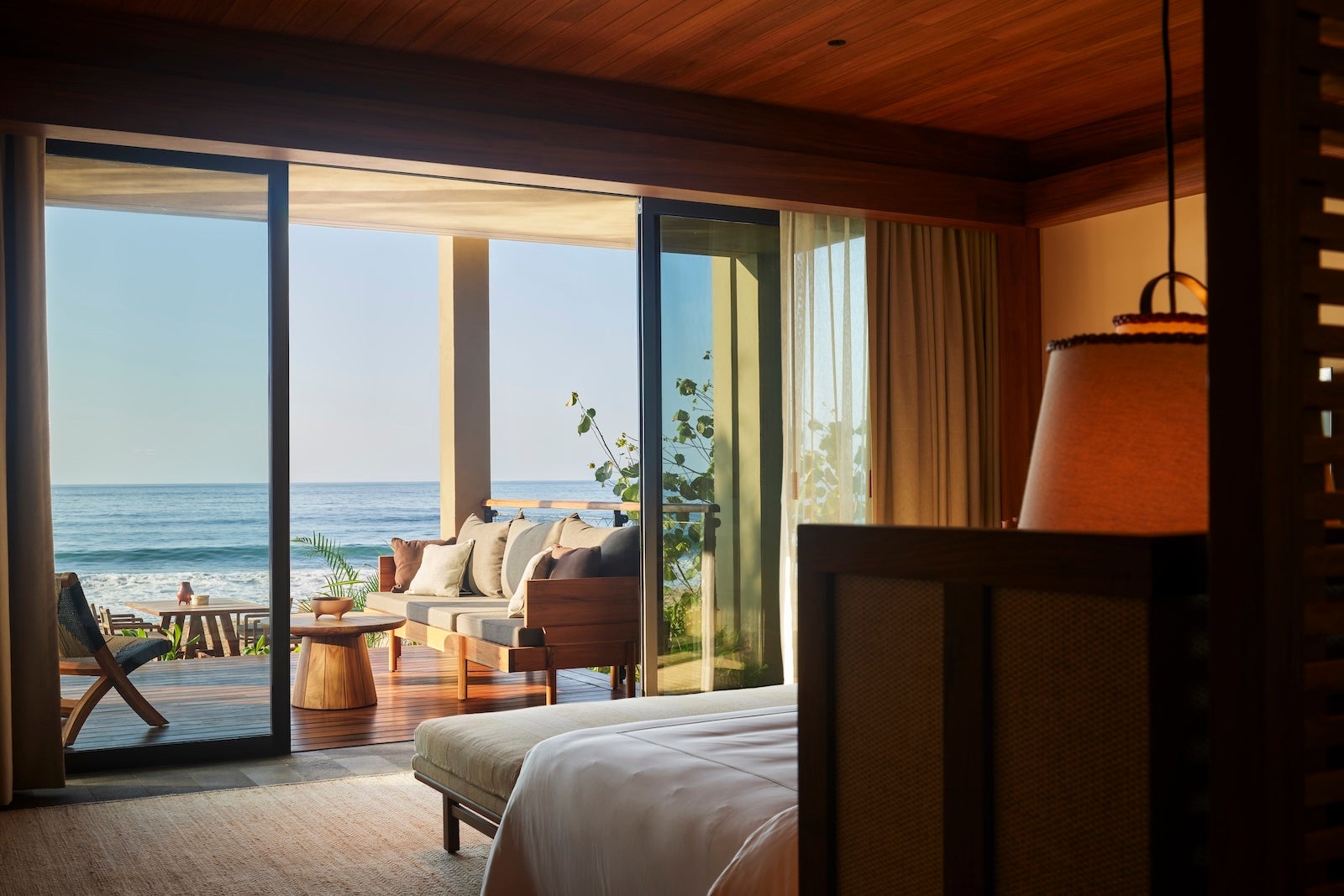 Premier Beachfront Suite_Bedroom and Terrace Oceanview