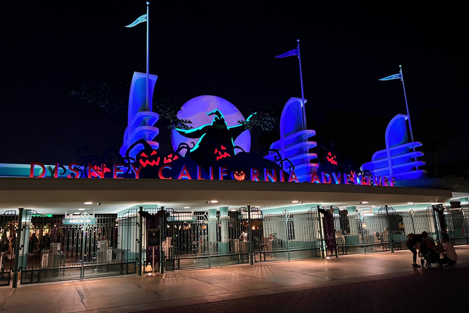 Disneyland Oogie Boogie Bash DCA Entrance