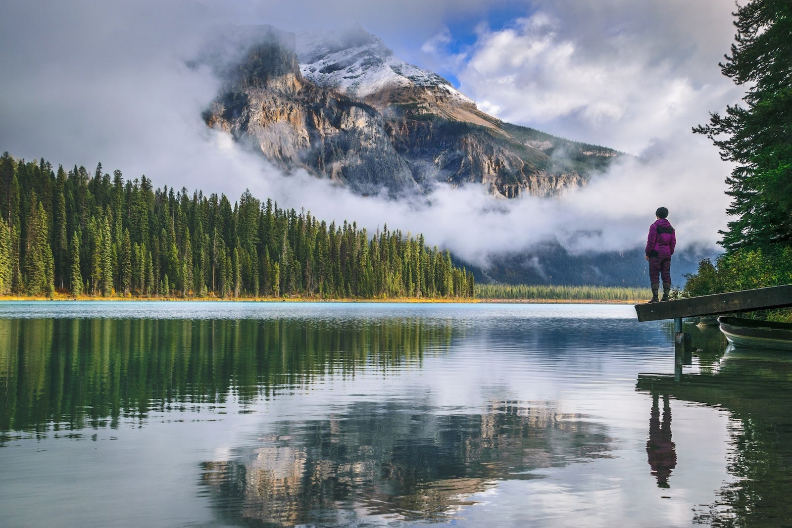 Emerald Lake, Yoho National Park, British Columbia, Canada