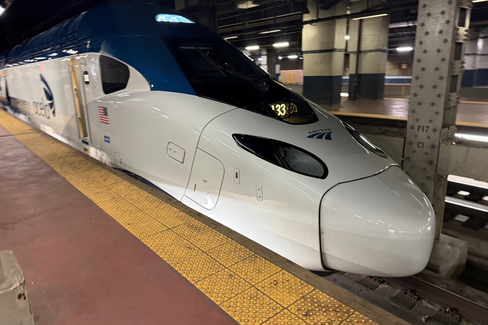 Amtrak NextGen Acela locomotive. CLINT HENDERSON_THE POINTS GUY